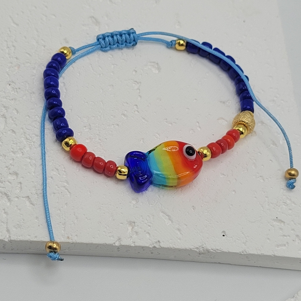 Pulsera pez multicolor